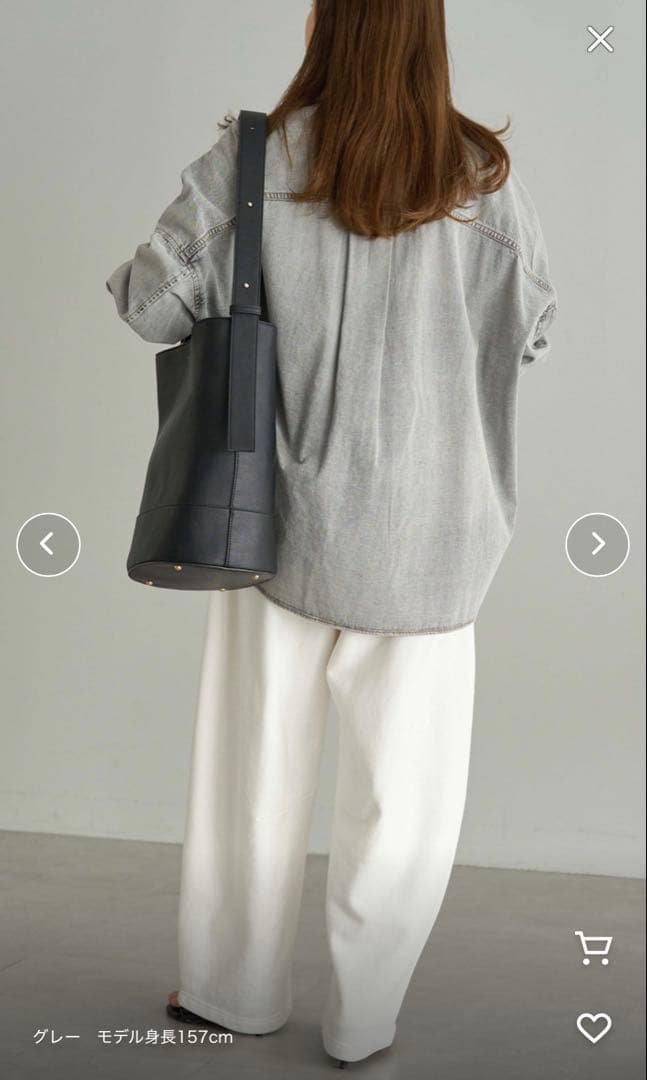 最終お値下げ《美品》PUAL CE CIN★ヴィンテージライクデニムシャツ