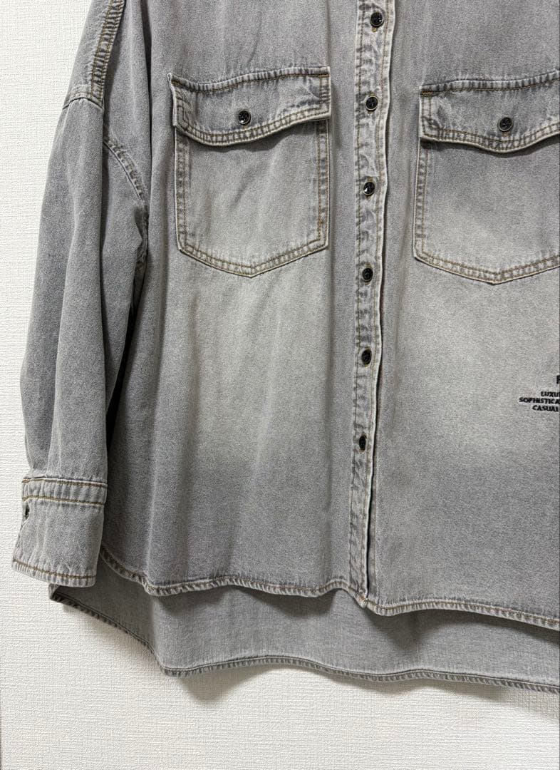 最終お値下げ《美品》PUAL CE CIN★ヴィンテージライクデニムシャツ