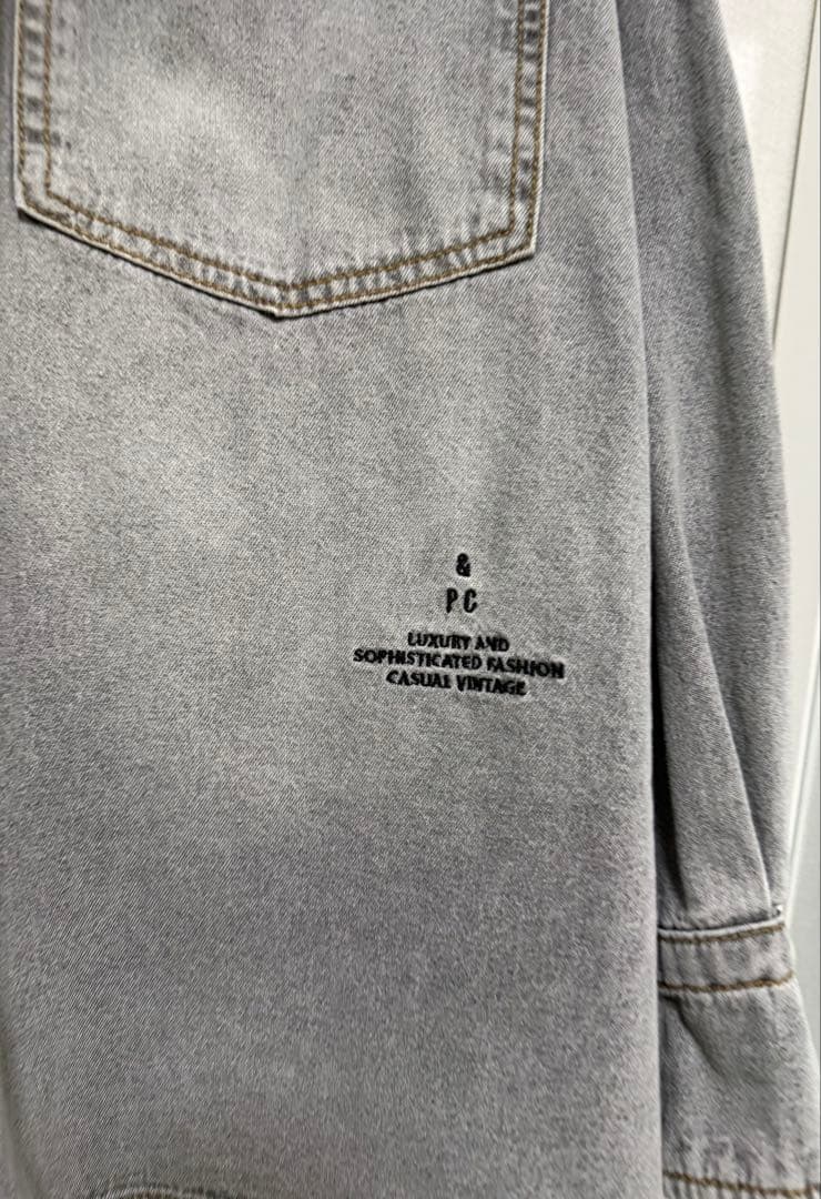 最終お値下げ《美品》PUAL CE CIN★ヴィンテージライクデニムシャツ