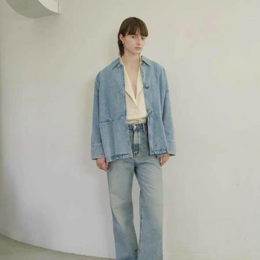 CLANE WORK OVER JACKET BLUE クラネ デニムオーバー