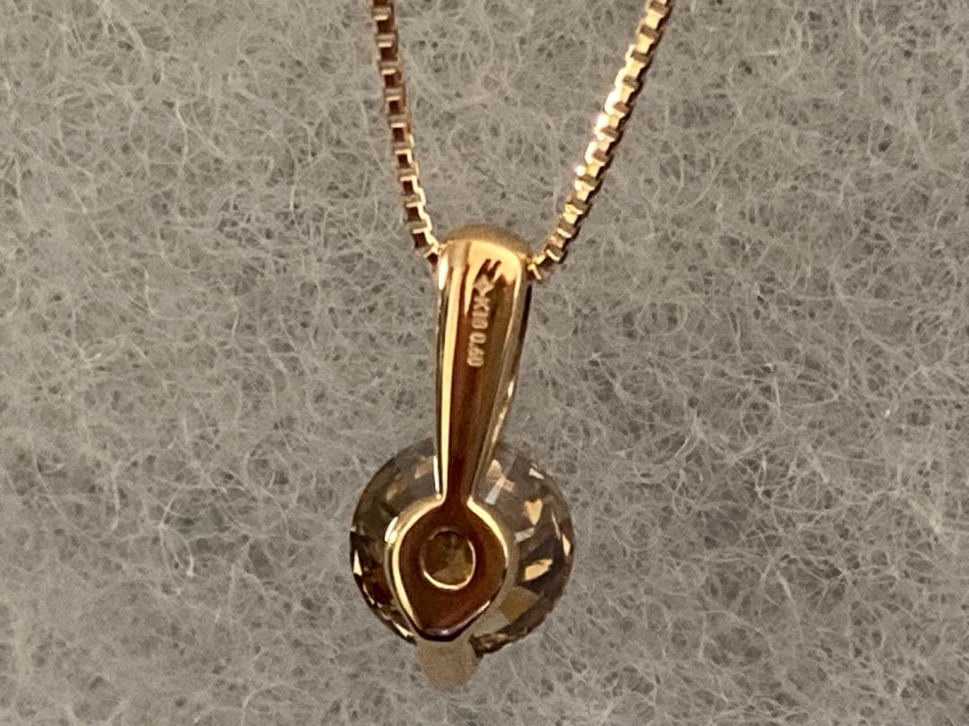 GSTV K18YG ブラウンダイヤモンド 0.6ctペンダントトップ