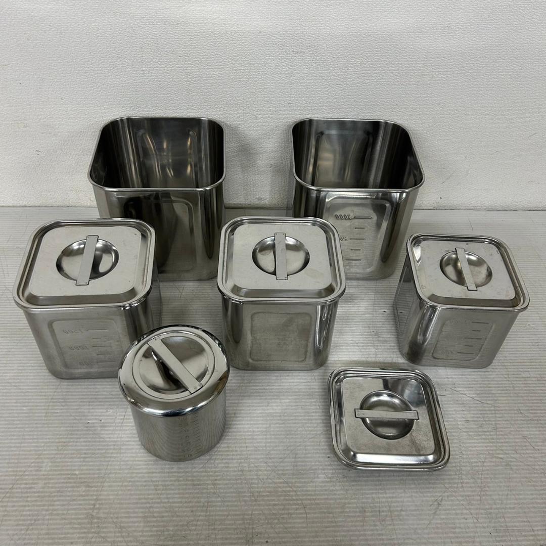 【ユキワ】 角キッチンポット 【仔犬印】 バターポット ６個セット N0615