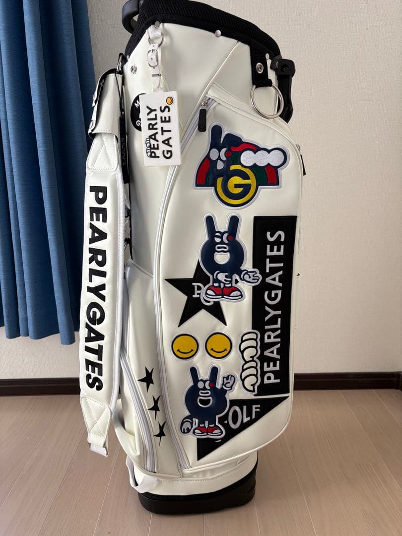 PEARLY GATES キャディバッグ ホワイト