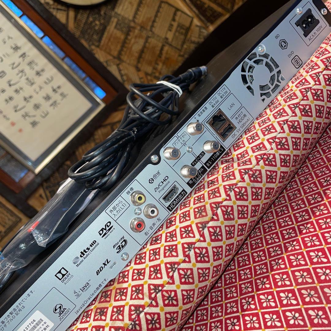 ◎SHARP BD-NW500 12倍録 500GB リモ等付フル装備　完動品！