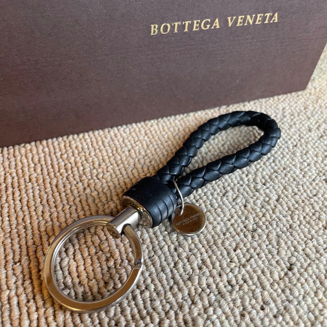 正規品⭐️極美品⭐️BOTTEGA VENETA 男女 ボッテガ　キーリング　黒