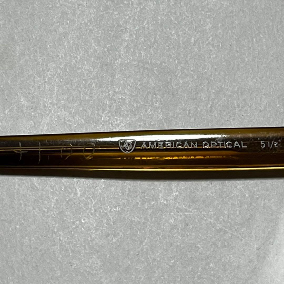 60’s AMERICAN OPTICAL オーバル ラウンド サングラス 眼鏡