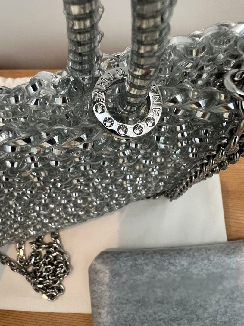 ANTEPRIMA ミニアトゥーラシルバー インナーバッグ付き