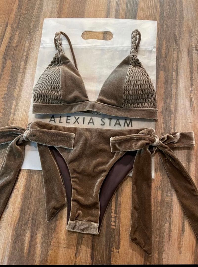 ALEXIA STAM セパレート水着 ブラウン