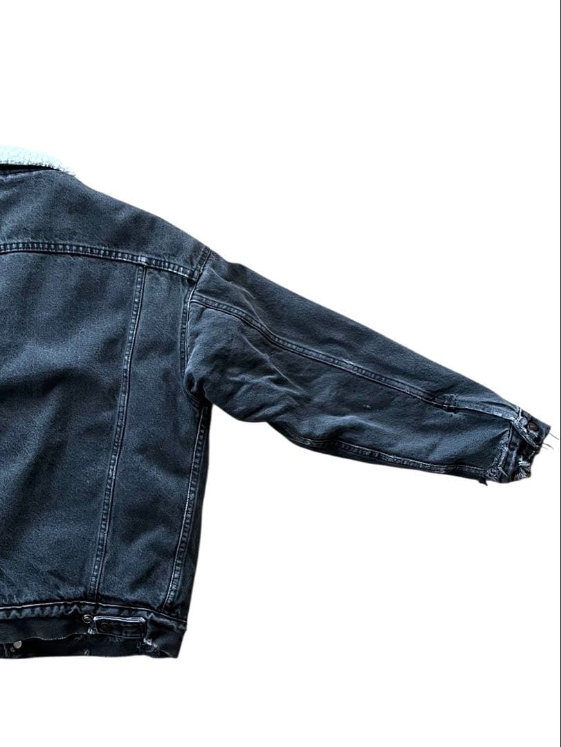 vintage us製LEVI'Sリーバイス裏ボアトラッカージャケット黒S