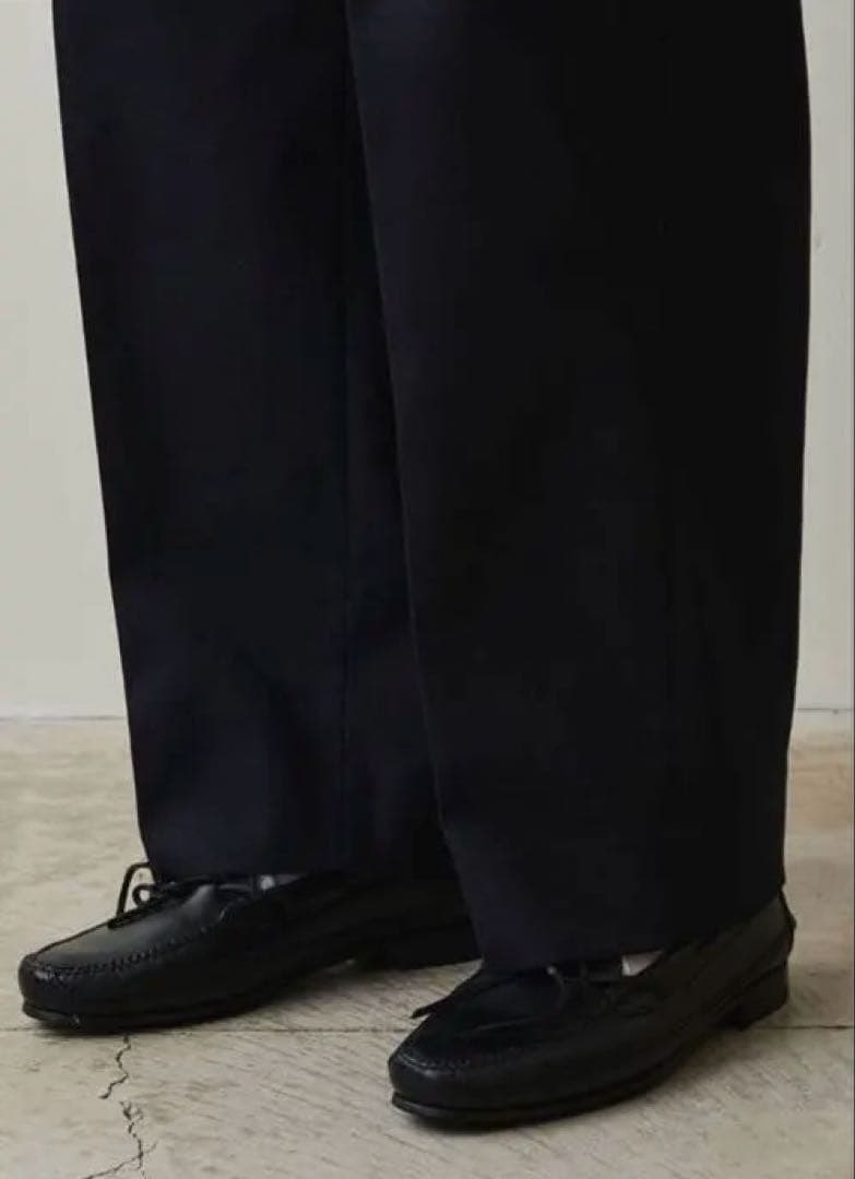 Steven alan 黒チノパン・スラックス