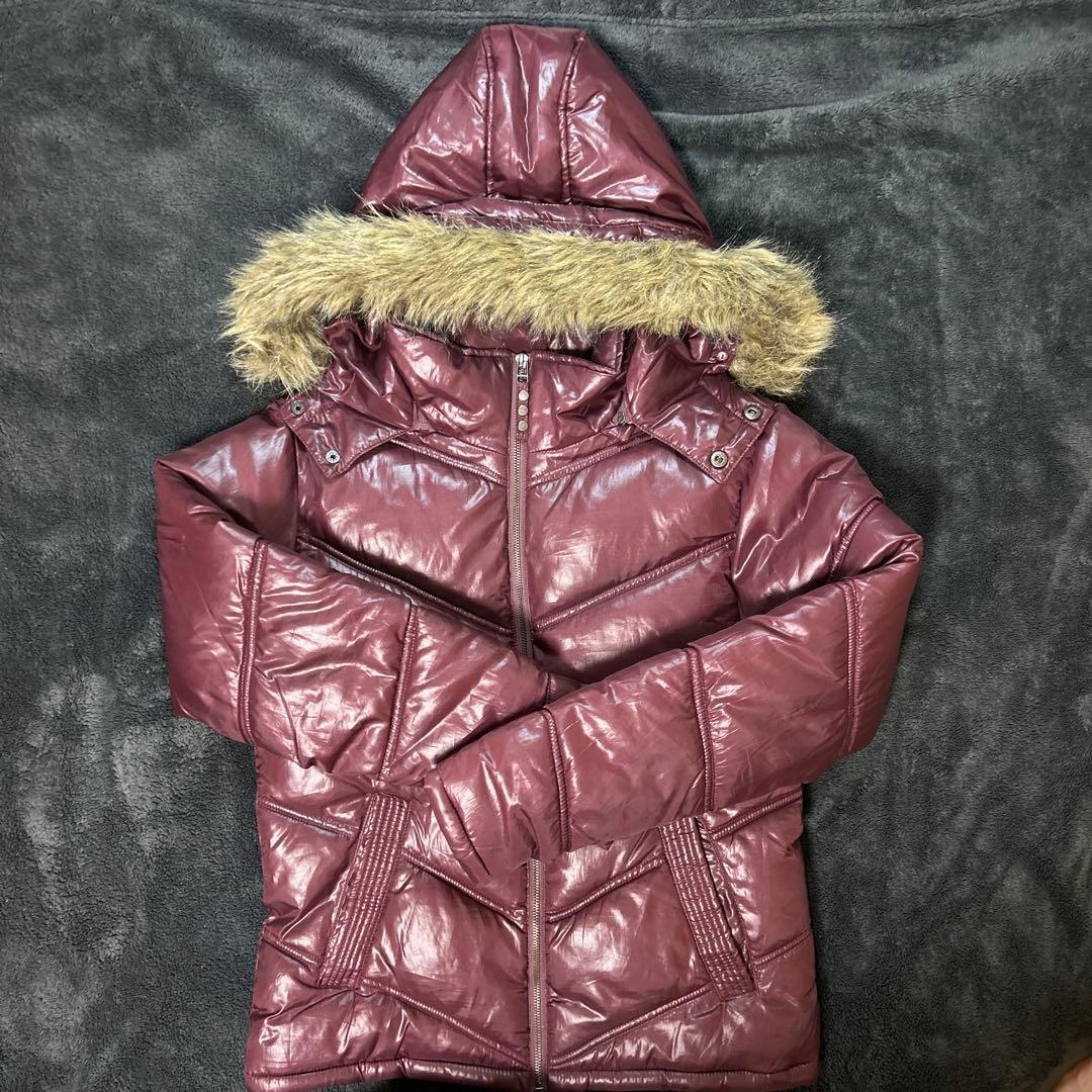 【値下げ⭕️】00s archive光沢ファーダウン XL y2k お兄系　平成