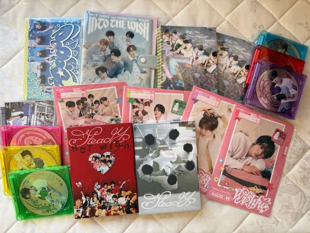 nct wish アルバム　トレカ　特典　ポストカード　バインダー　76点