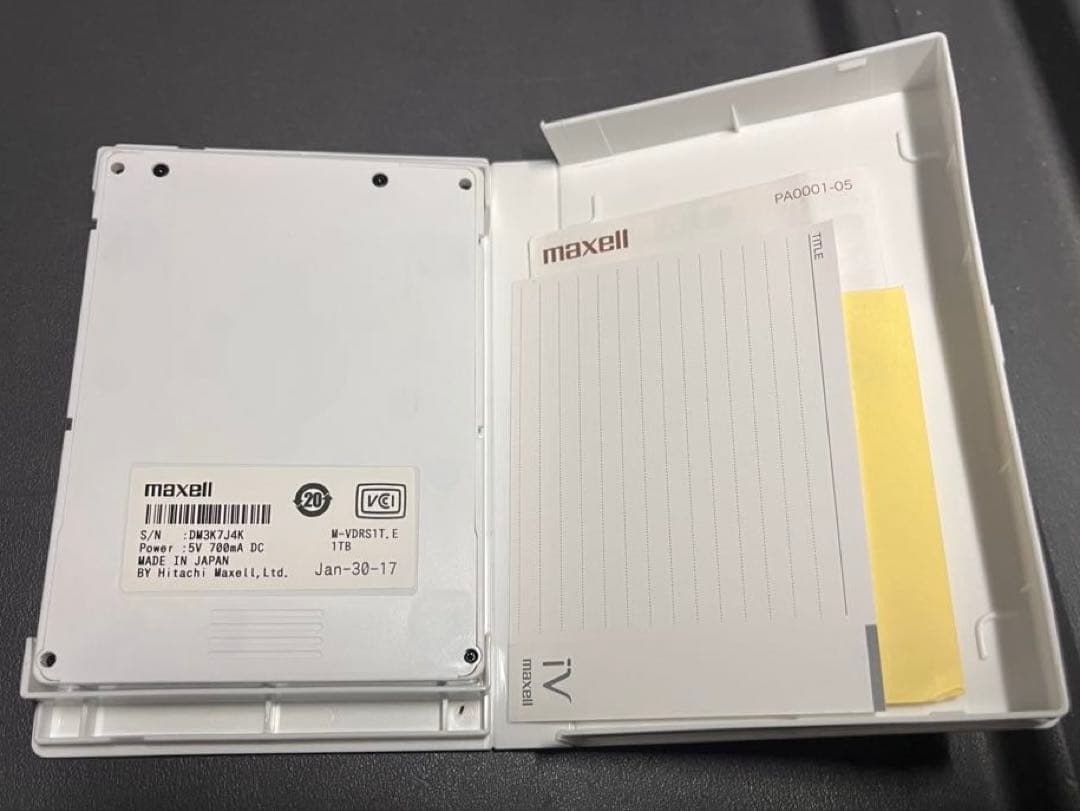 名*ン様 maxell iVDR M-VDRS1LE1TB