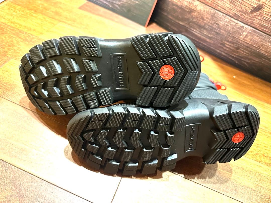 新品未使用 超人気HUNTER ハンター スノーブーツ 防寒 黒UK5 24cm