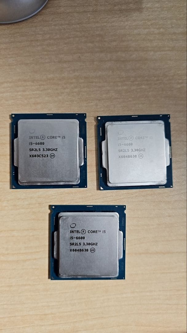 動作品 Intel Core i5-6600 CPU まとめ売り