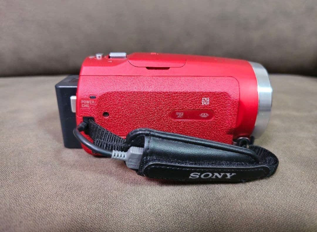 SONY HDビデオカメラ（CX-680） レッド