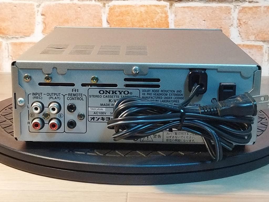 ONKYO　カセットテープデッキ K-V3　オンキョー