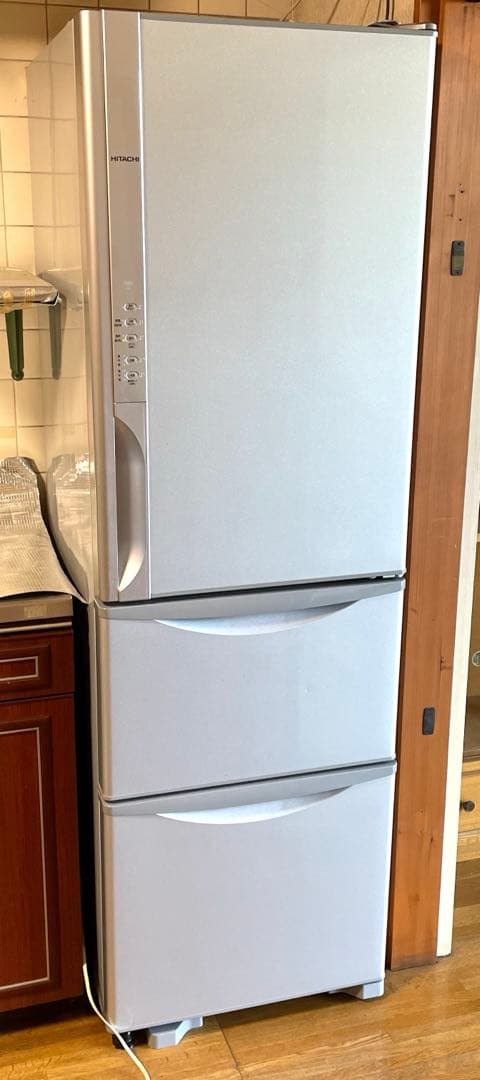 R-K370EV日立ノンフロン冷凍冷蔵庫 315L