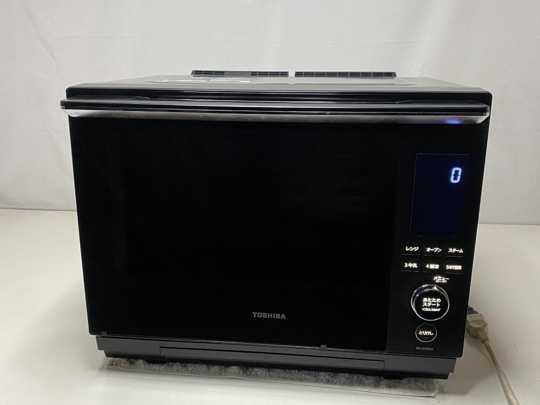 東芝 オーブンレンジ 石窯ドーム ER-YD3000（K） 2023年製