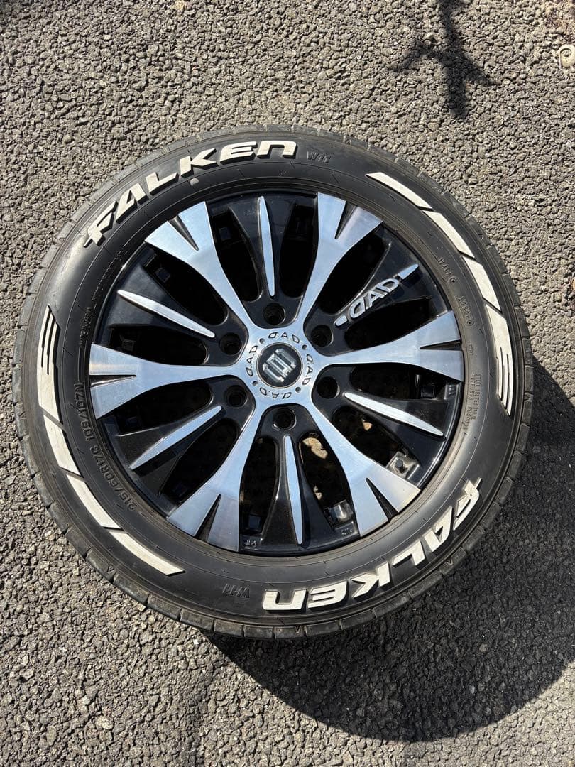 DADギャルソンホイール 17インチ2本①【4本同時購入必須】送料込