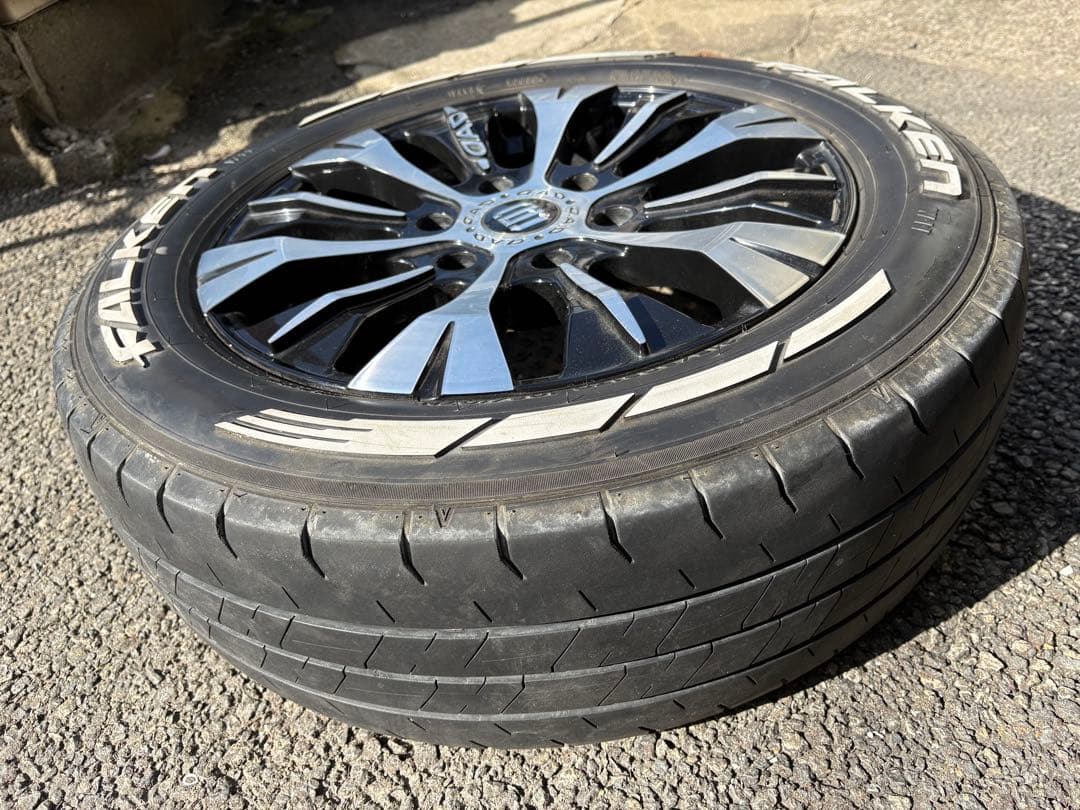 DADギャルソンホイール 17インチ2本①【4本同時購入必須】送料込