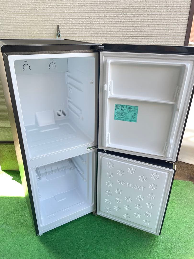 811 ハイアール 148L おしゃれブラック2ドア冷蔵庫 一人暮らし 単身