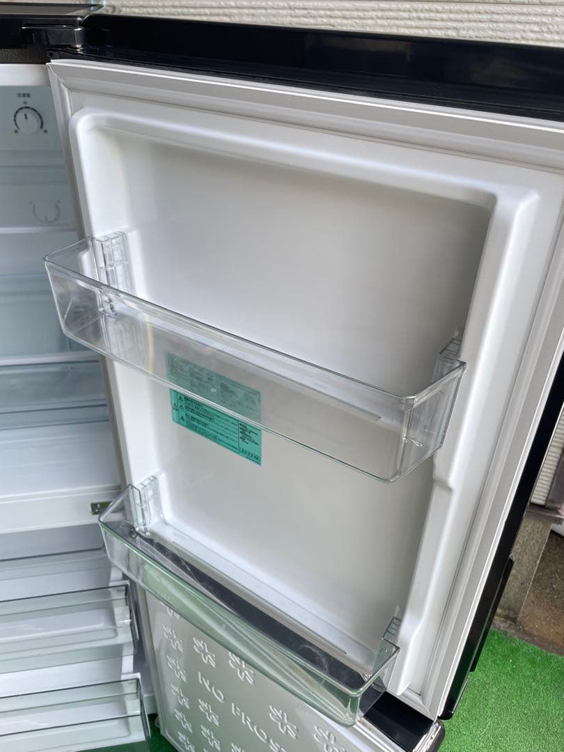 811 ハイアール 148L おしゃれブラック2ドア冷蔵庫 一人暮らし 単身