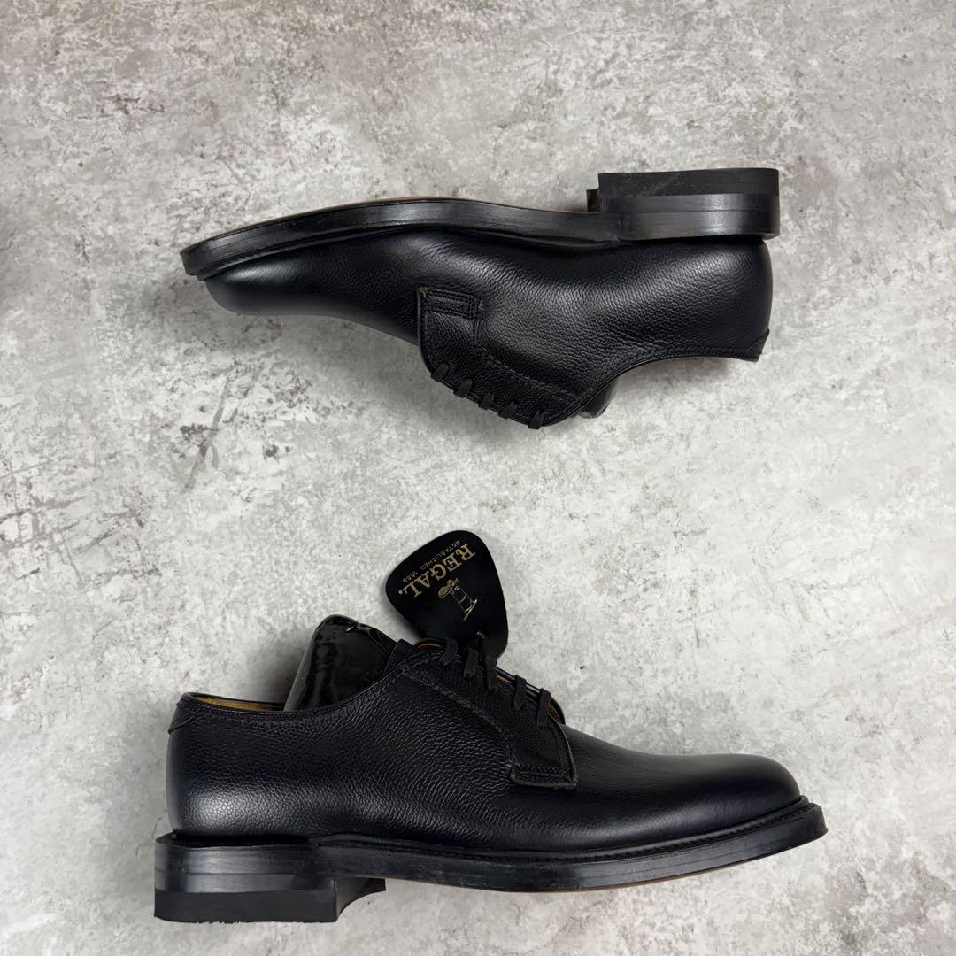 未使用品　REGAL リーガル　レザー　ダービー　　レザー　シューズ　黒