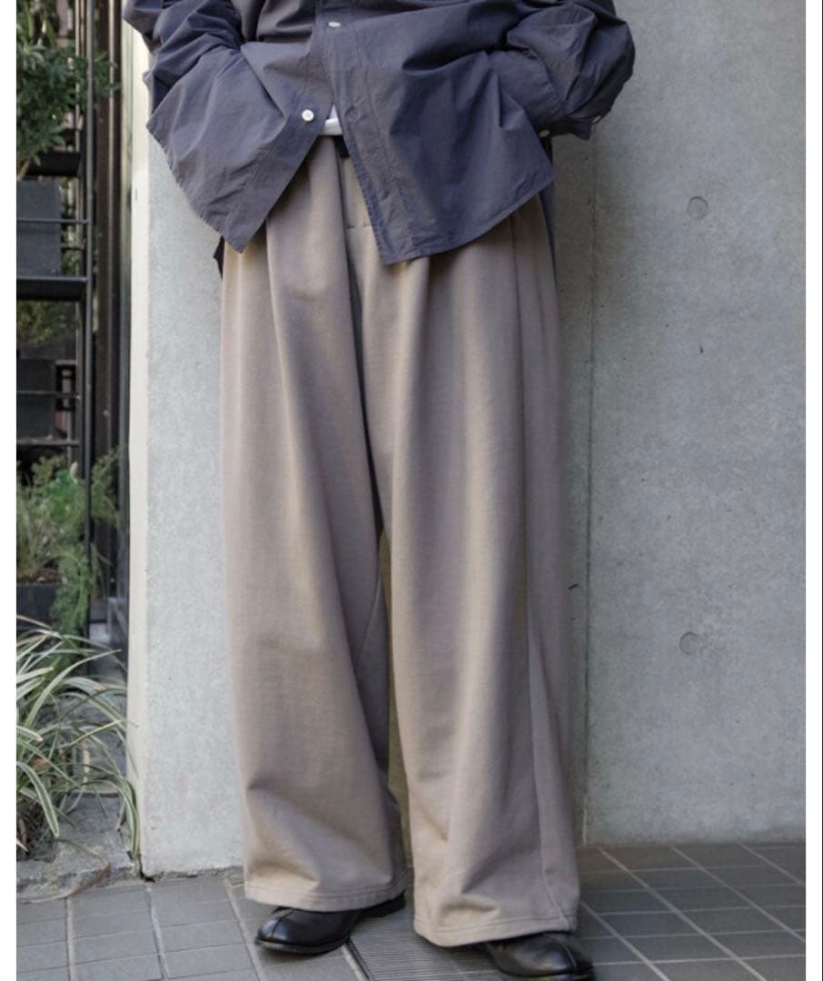 パンツ 26SS ancellm 2TUCK SWEAT PANTS