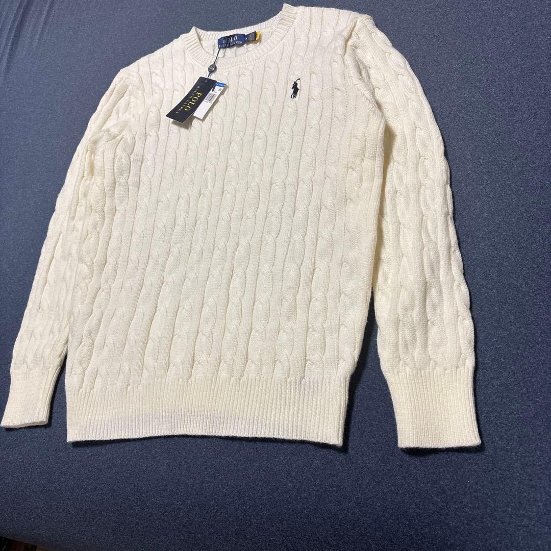 の*ぶ様 【新品タグ付】POLO RALPH LAUREN ケーブルニット コッ