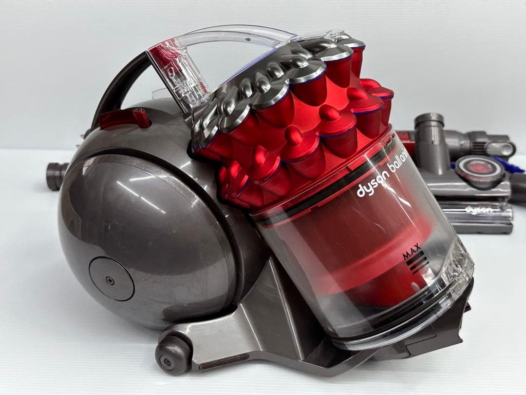 動作保証品　中古　ダイソン　Dyson CY24 掃除機　フルセット　赤　レッド
