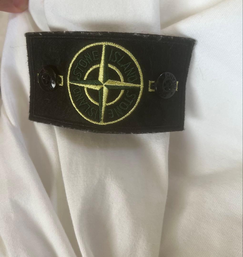 STONE  ストーンアイランド ロンT ホワイト 長袖