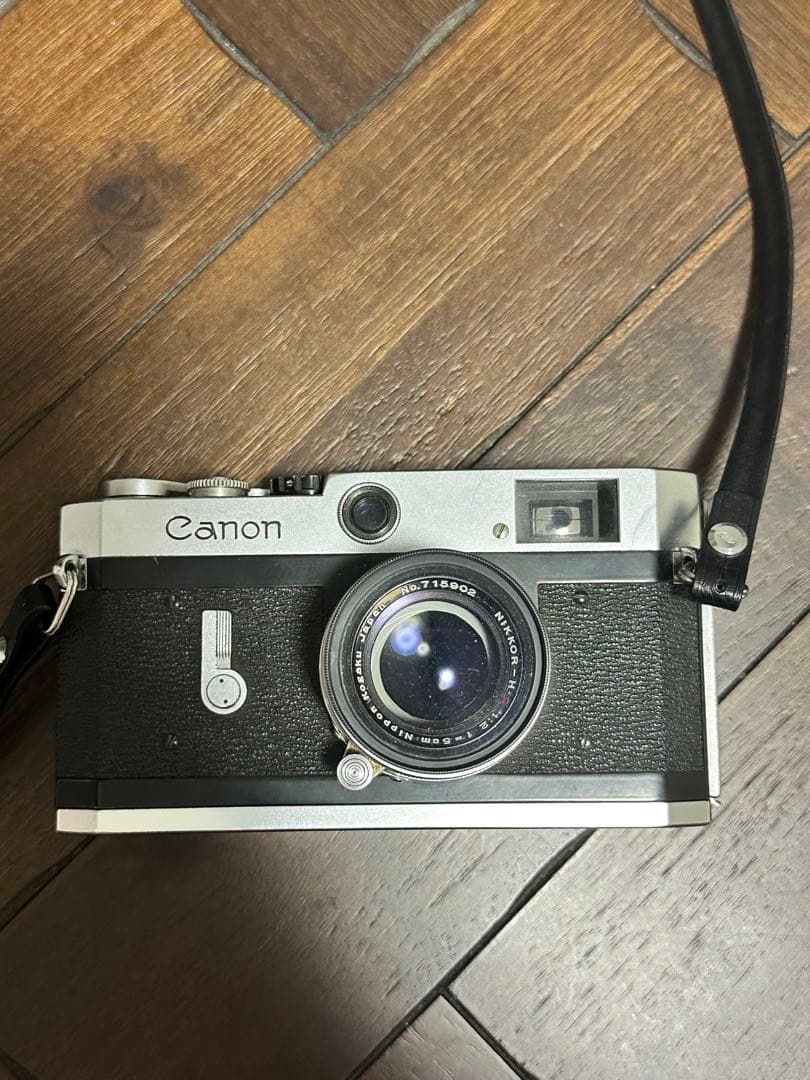 【ジャンク】キヤノン Ｐ型　ファインダーカメラ　レンズ　H.C5cm/2