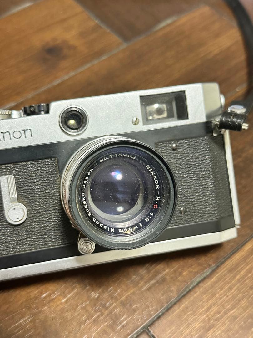 【ジャンク】キヤノン Ｐ型　ファインダーカメラ　レンズ　H.C5cm/2