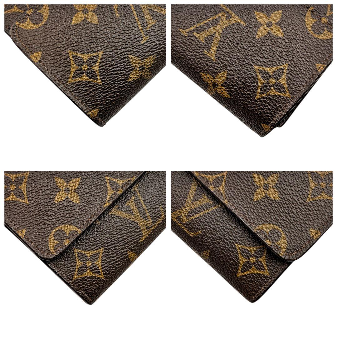 良品 ルイヴィトン モノグラム ポシェット ポルトモネ クレディ 975