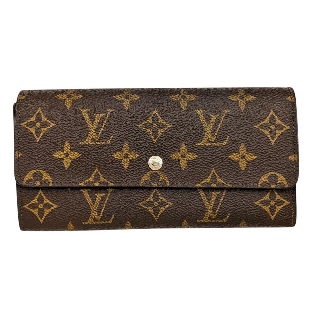 良品 ルイヴィトン モノグラム ポシェット ポルトモネ クレディ 975