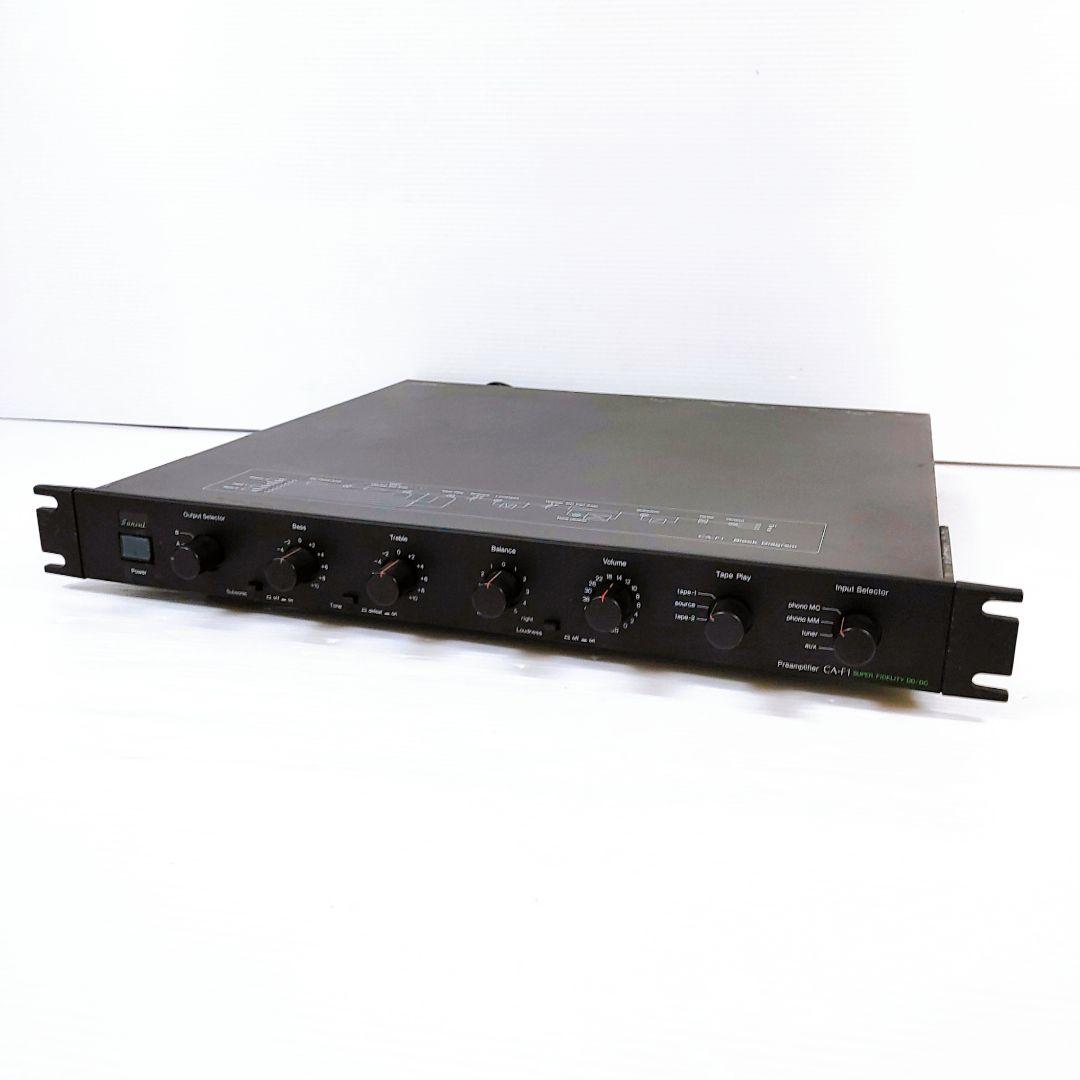 希少品 SANSUI 山水 サンスイ プリアンプ CA-F1