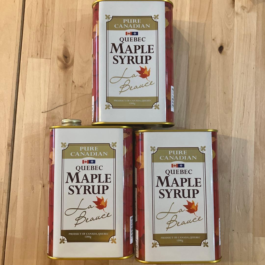 QUEBEC MAPLE SYRUP Grade A ベリーダーク3缶セット