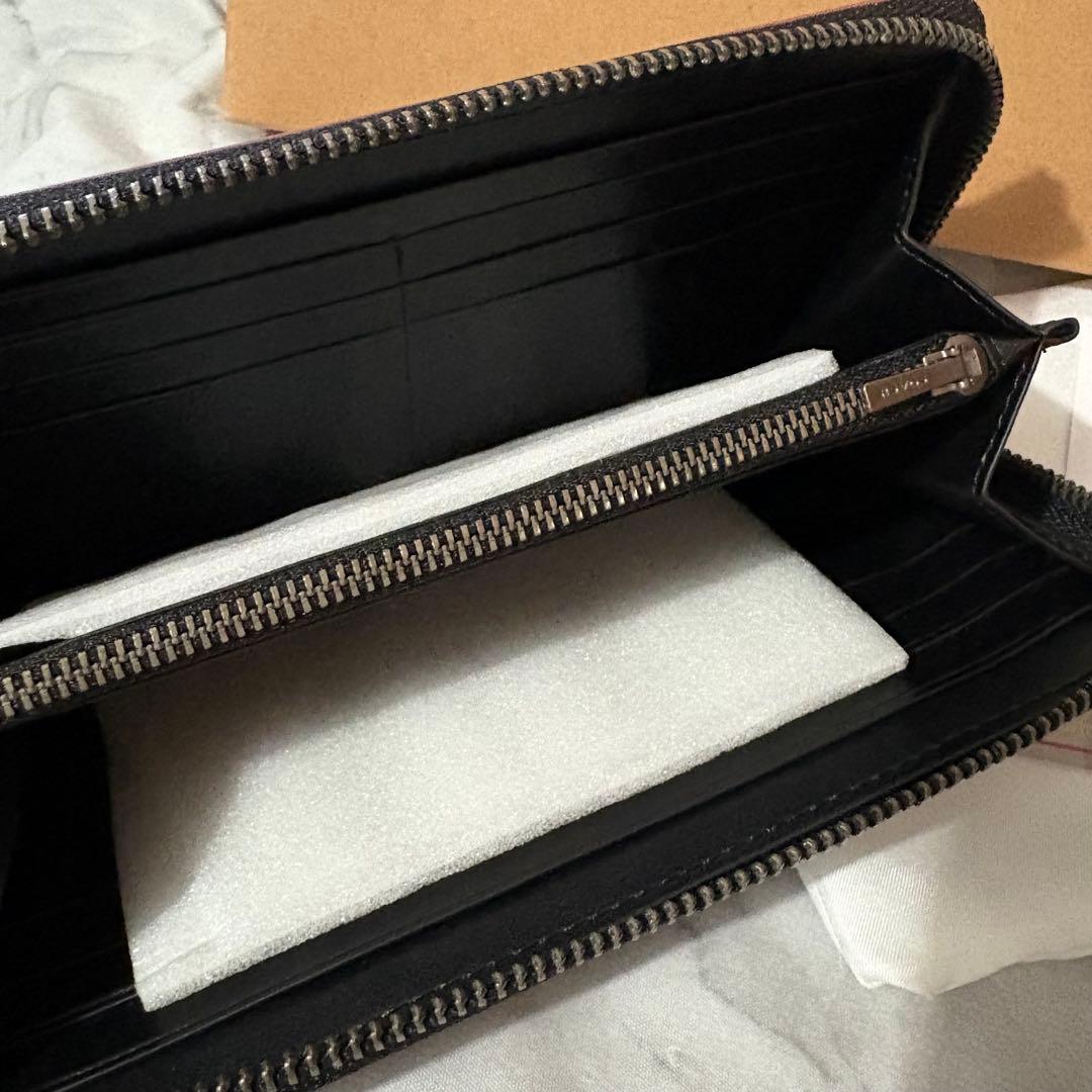 未使用品★COACH コーチ 長財布 F25517 ブラック シグネチャー