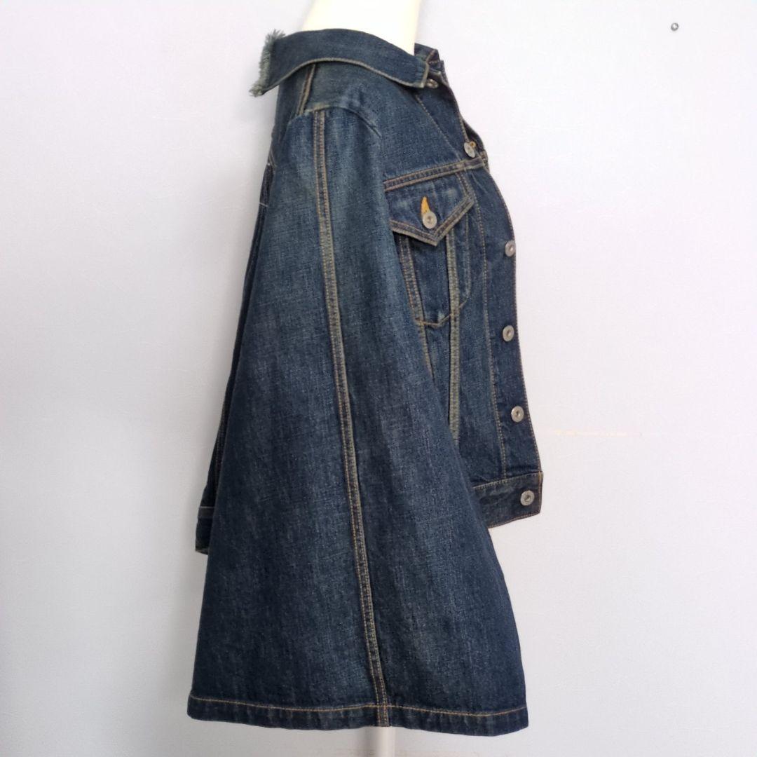 JUNYA WATANABE　リメイク　デニム　ジャケット　ポンチョ　ケープ