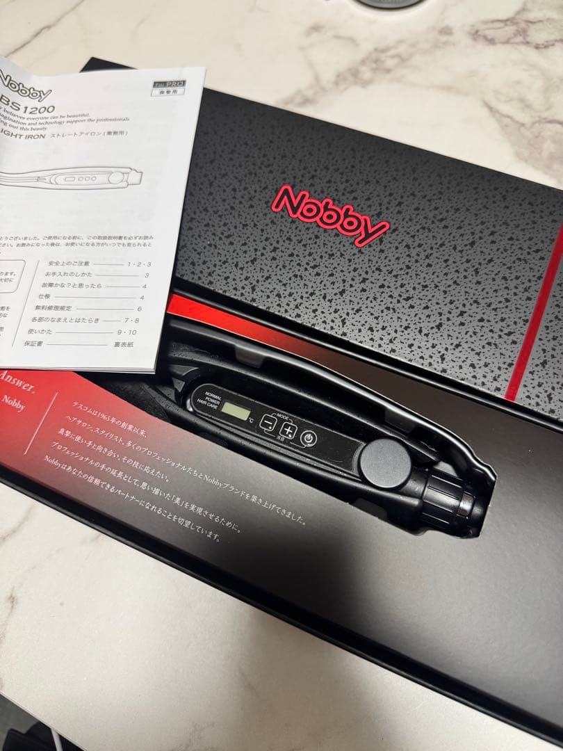 Nobby（ノビー）ストレートアイロン NBS1200