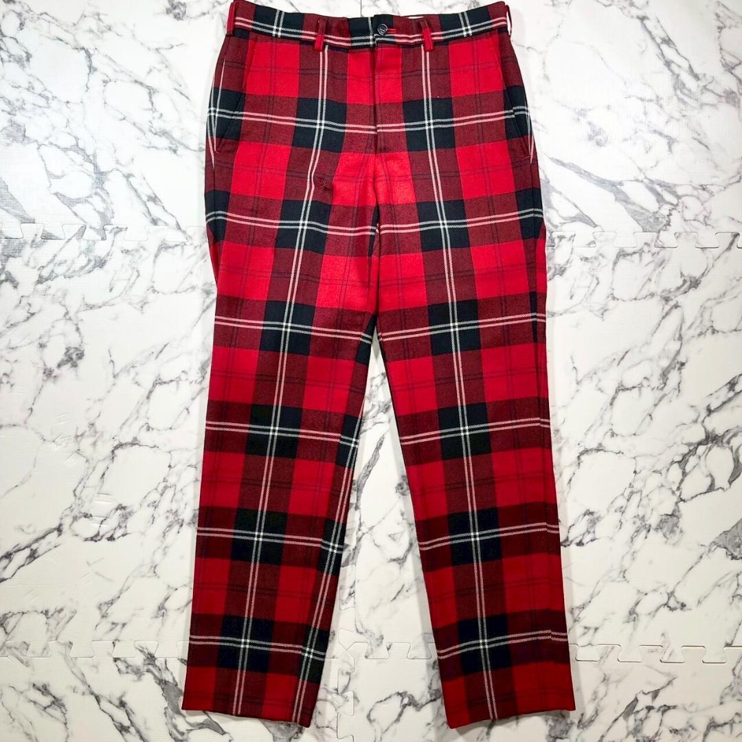 ✨08AW✨COMME des GARCONS HOMME PLUS 赤チェック