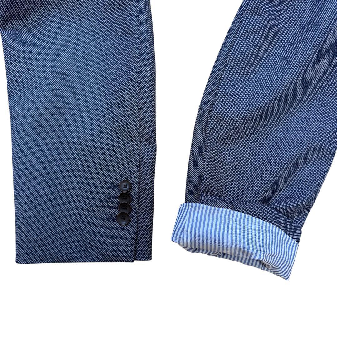 PERSON'S FOR MEN スーツ3ピース　上下　ネイビー　AB7(XL)