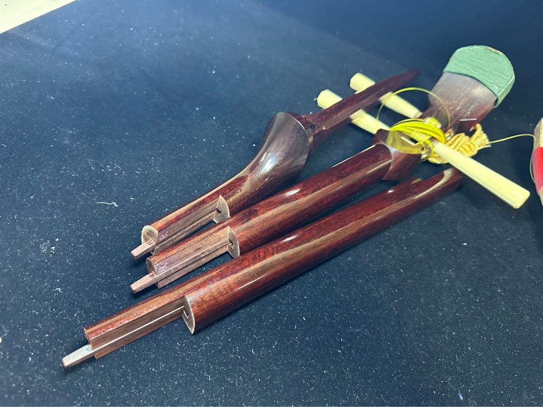 三味線 紅木　紫檀　 糸巻高級天然素材 　 弦楽器