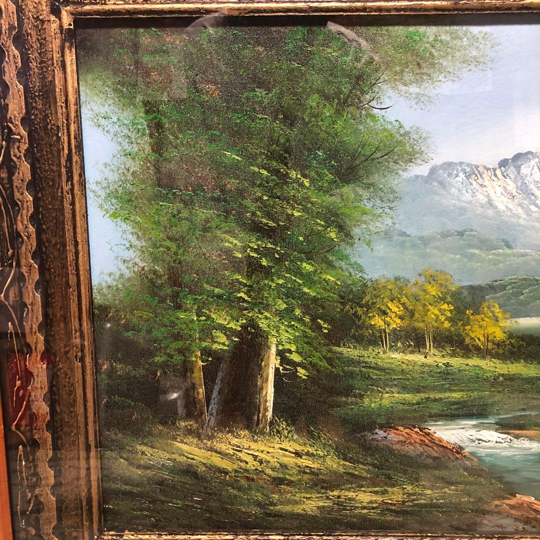 ［値下げ相談⭕️］風景画 油彩 H.S.