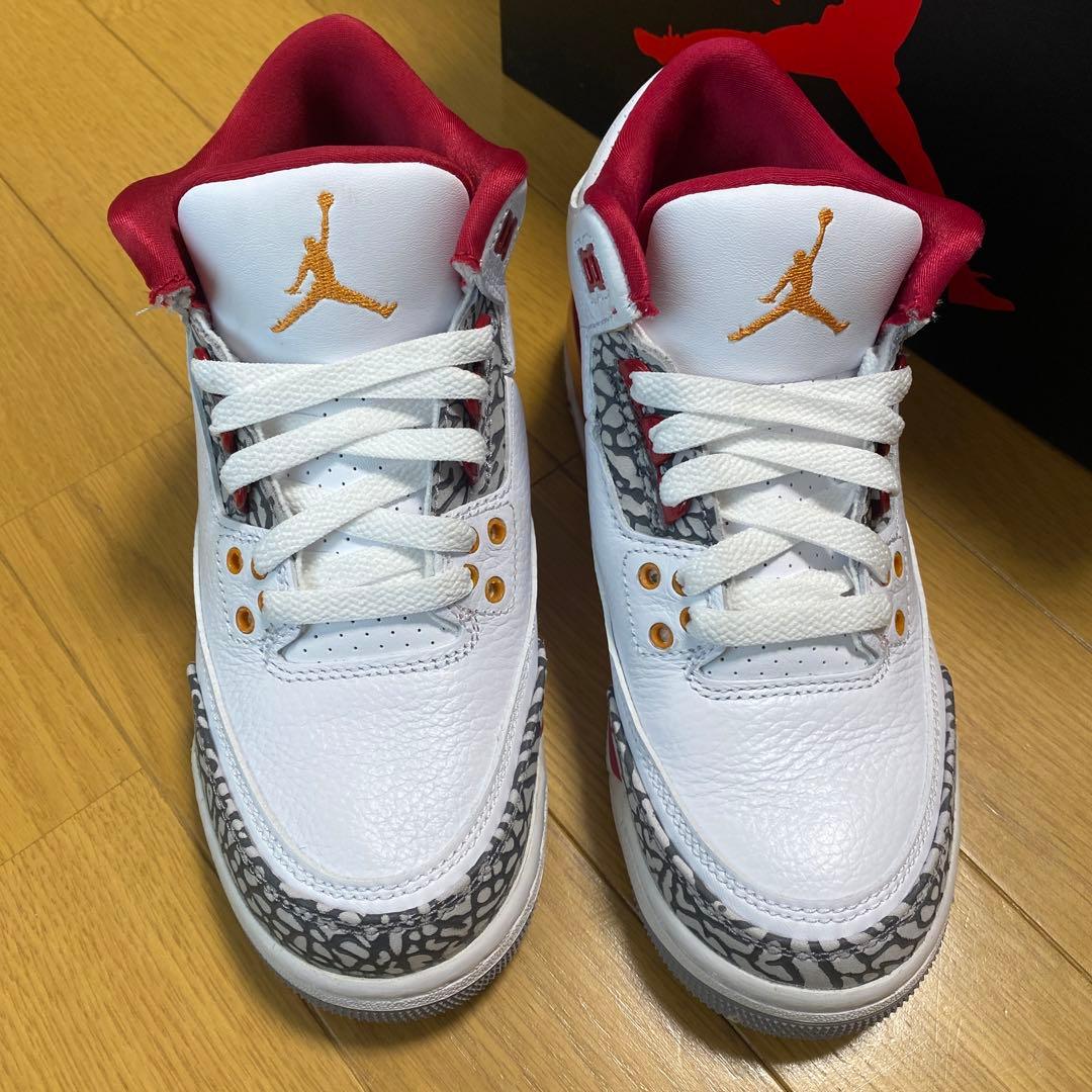 AIR JORDAN3 cardinal red エアジョーダン3