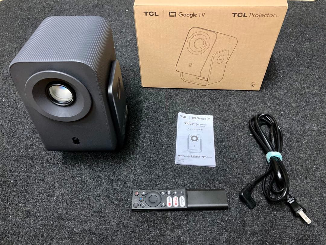 TCL C1 GTV ポータブルプロジェクター　極美品！