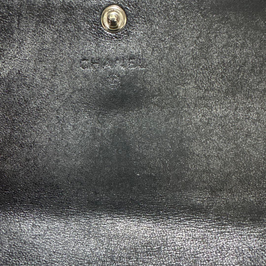 希少レアCHANEL シャネル スターエンボス 長財布 ラムスキン