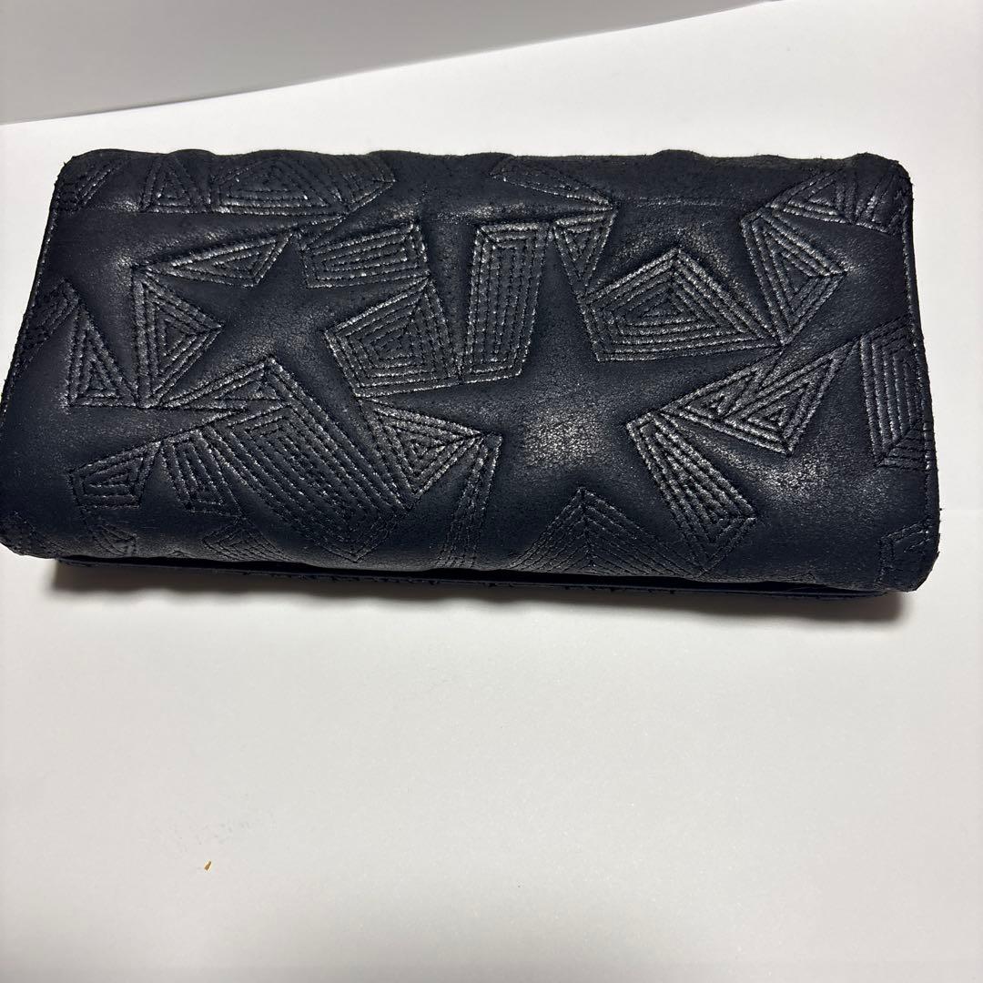 希少レアCHANEL シャネル スターエンボス 長財布 ラムスキン