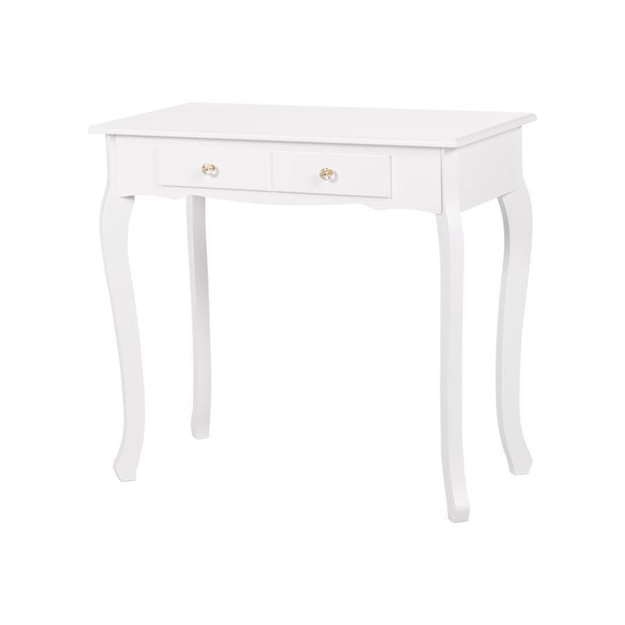 姫系【送料無料】【限定品/新品】アウトレット★姫系猫足テーブルデスククリスタル